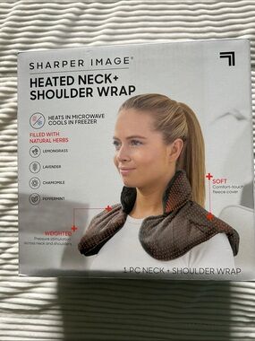 Sharper Image Gray Hot /Cold Neck + Shoulder Wrap